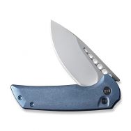 WE KNIFE Mini Malice Button Lock 054BL-3 Knife 20CV Stainless & Blue Titanium