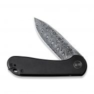WE KNIFE Elementum 18062X-DS1 Knife Hakkapella Damasteel & Black Titanium
