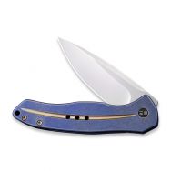 WE KNIFE Kitefin Frame Lock 2001F Knife CPM S35VN Steel & Blue Titanium