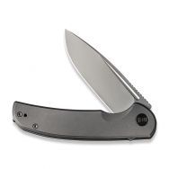 WE KNIFE Beacon 20061B-1 Knife CPM 20CV Stainless Steel & Gray 6AL4V Titanium