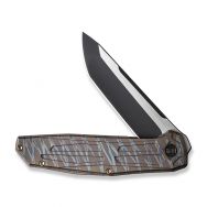 WE Knives Shadowfire Frame Lock 22035-4 Tiger Stripe Titanium 20CV Pocket Knife