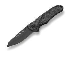 Buck Knives Sprint Ops 0843CFS-B Black Marbled Carbon Fiber S45VN Steel Knife