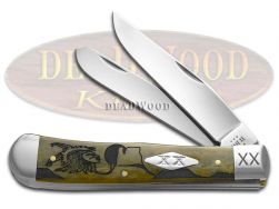 Case xx Knives Yellowhorse Early Morning Singer Olive Green Bone Stainless Knife
