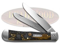 Case xx Knives Trapper The Rut Antique Bone 1/500 Pocket Knife