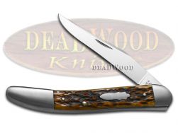 Case xx Knives Bose Premium Old Dog 10794 Brown Bone Stainless Pocket Knife