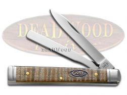 Case xx Knives Baby Doc Natural Curly Maple Wood 11423 Stainless Pocket Knife