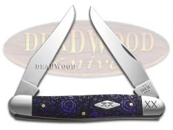 Case xx Knives Muskrat Ultra Violet Roses 12506R Stainless 1/500 Pocket Knife