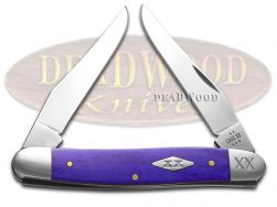 Case xx Knives Muskrat Ultra Violet Bone 12506 Stainless 1/500 Pocket Knife