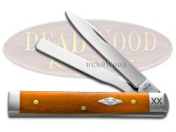 Case xx Knives Baby Doc Smooth Orange Bone 12514 1/500 Pocket Knife