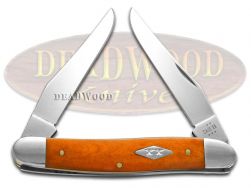 Case xx Knives Muskrat Smooth Orange Bone 12515 Stainless 1/500 Pocket Knife