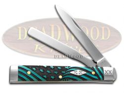 Case xx Knives Baby Doc U.S. Flag Blue Bone 12518USF Stainless Pocket Knife