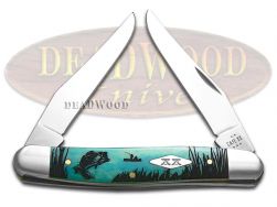 Case xx Knives Muskrat Bass Fishing Blue Bone 12519BASS 1/500 Pocket Knife