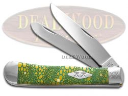 Case XX Trapper Yellow Bone Lizard Skin 12523GLS Stainless 1/500 Pocket Knife