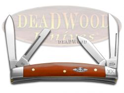 Case XX Knives Small Congress Red Bone Stainless Steel 1/500 Pocket Knife