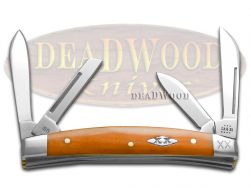Case XX Knives Small Congress Persimmon Orange Bone Stainless 1/500 Pocket Knife