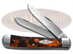 Case xx Knives Trapper The Rut Persimmon Orange Bone 1/500 Pocket Knife