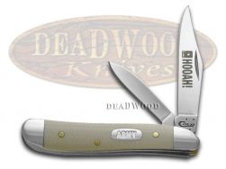 Case xx Knives U.S. Army Peanut HOOAH Tan G-10 Stainless Pocket Knife 15016