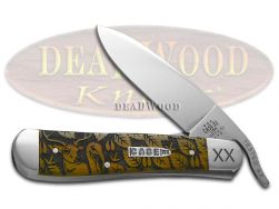 Case xx Knives Russlock Strut & Rut Antique Bone 1/500 Stainless Pocket Knife