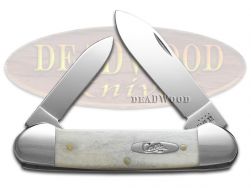 Case xx Knives Canoe Smooth Natural Bone 22435 Stainless Pocket Knife