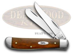Case xx Knives Mini Trapper Smooth Chestnut Bone Stainless Pocket Knife 28700