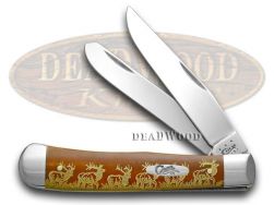 Case xx Knives Trapper Elk Chestnut Bone 1/500 Stainless Pocket Knife 28707 E