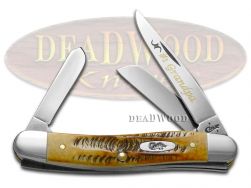 Case xx No. 1 Grandpa Medium Stockman Knife 6.5 Bone Stag 1/500 Stainless Pocket