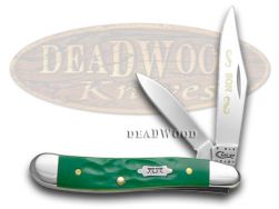 Case xx Son Peanut Knife Rough Green Handle 1/500 Stainless Pocket Knives