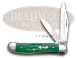 Case xx World's Greatest Son Peanut Knife Rough Green Handle 1/500 Stainless