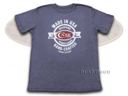 Case xx Knives Indigo Blue Made In USA Logo Medium T-shirt 52461