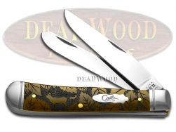Case xx Knives Wildlife Series Elk Antique Bone Trapper 1/500 Stainless 58182ELK