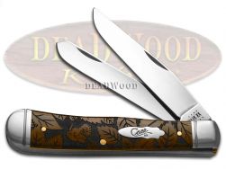 Case xx Wildlife Series Turkey Trapper 1/500 Antique Bone Stainless Pocket Knife