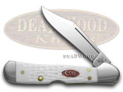 Case xx Sparxx Mini Copperlock Knife Jigged White Delrin Stainless Pocket 60185