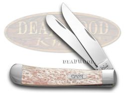 Case xx Knives Pink Pearl Large Trapper Pocket Knife 6073PC 6073 PC