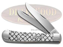 Case xx Trapper Knife Fishing Net White Pearl Corelon 1/500 Stainless Pocket