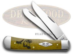 Case xx Trapper Knife Eagle Antique Bone 1/500 Stainless Pocket Knives