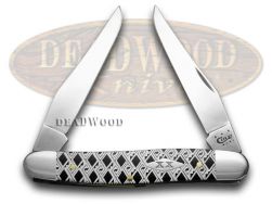 Case xx Muskrat Knife Celtic Maze Black Delrin 1/500 Stainless Pocket Knives