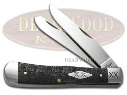 Case xx Trapper Knife Lizard Skin Gray Bone 1/500 Stainless Pocket Knives