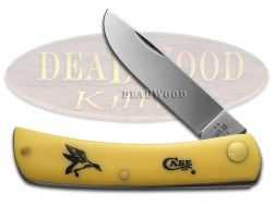 Case xx Knives Sod Buster Jr Duck Yellow Synthetic Stainless Pocket Knife