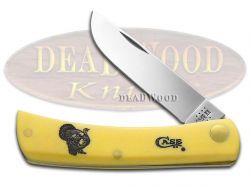 【カバーのおまけ付き】ストライダー ST-3 イエロー Case XX Yellow Raccoon Sodbuster Stainless Pocket Knife 80032 COON