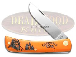 Case xx Knives Sodbuster Sasquatch 1/500 Orange 80502SQH Stainless Pocket Knife