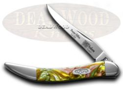 Case xx Toothpick Knife Abalone Genuine Corelon 1/500 Stainless Pocket 910096AB