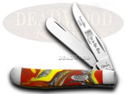 Case xx Mini Trapper Knife Fire In The Box Genuine Corelon 1/500 Pocket 9207FIB