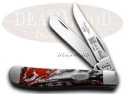 Case xx Knives Mini Trapper Man In Black Genuine Corelon 1/500 Stainless 9207MB