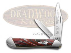 Case xx Knives Peanut Slant Series Man In Black Corelon 1/2500 Stainless S9220MB
