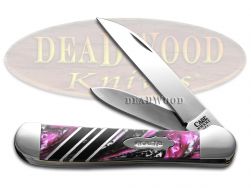 Case xx Vault Copperhead Black & Pink Black Coal Corelon 1/250 Pocket Knife