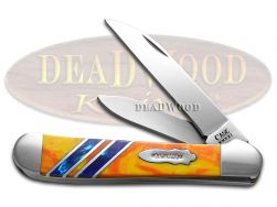 Case xx Vault Copperhead Yellow and Blue Cloud Corelon 1/250 Pocket Knife