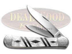 Case xx Copperhead Diamond White Black Pearl Corelon 1/500 Stainless Knife