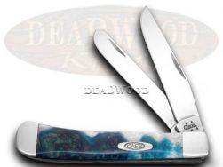Case xx Knives Cloud Land Trapper Pocket Knife 6073CL CA6073CL