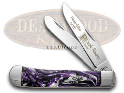 Case xx Knives Trapper Purple Passion Genuine Corelon 1/500 Stainless 9254PP