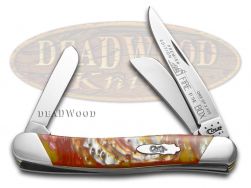 Case xx Knives Med Stockman Slant Series Fire In The Box Corelon 1/2500 S9318FIB